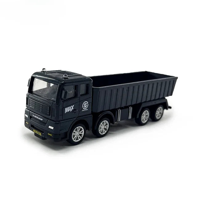1:32 Container Truck Toy – Pull Back Freight Model