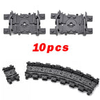 Flexible Train Track Building Blocks – Curved & Straight Rail Set