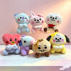 Hot B-T-21 Plush Toy Tata Koay Shooky Mang Cooky Cartoon Animal Backpack Key Mobile Phone Pendant Office Toys Friend Gift