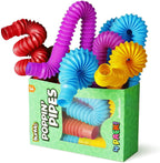 4 Pack Mini Pop Tubes Sensory Fidget Toys