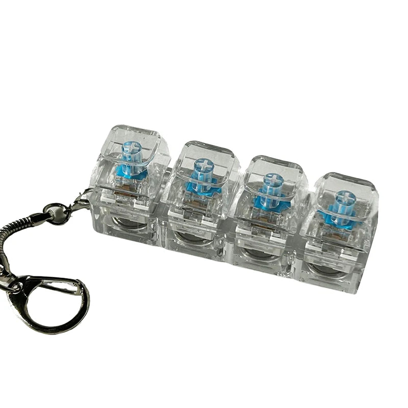 Mechanical Keyboard Key Tester – LED Keycap Fidget Keychain