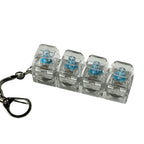 Mechanical Keyboard Key Tester – LED Keycap Fidget Keychain