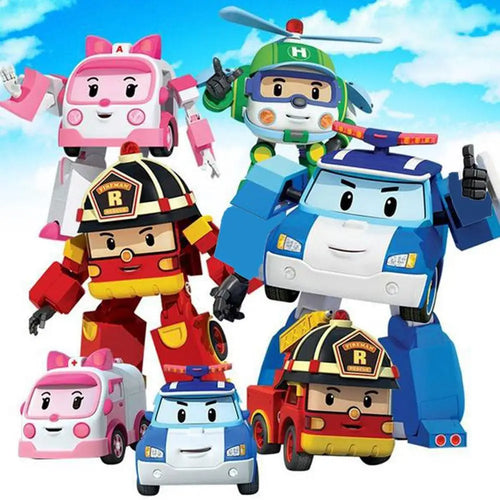18cm Transforming Robot Action Figure Toy