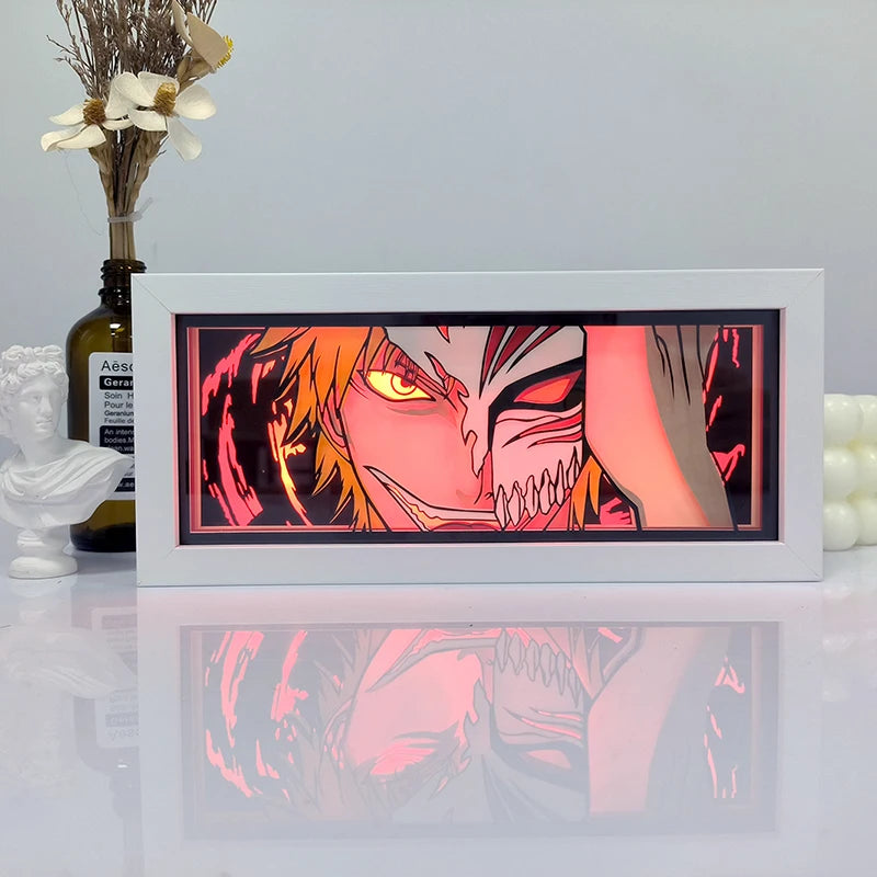 3D LED Shadow Box Light Paper Night Light Remote Control