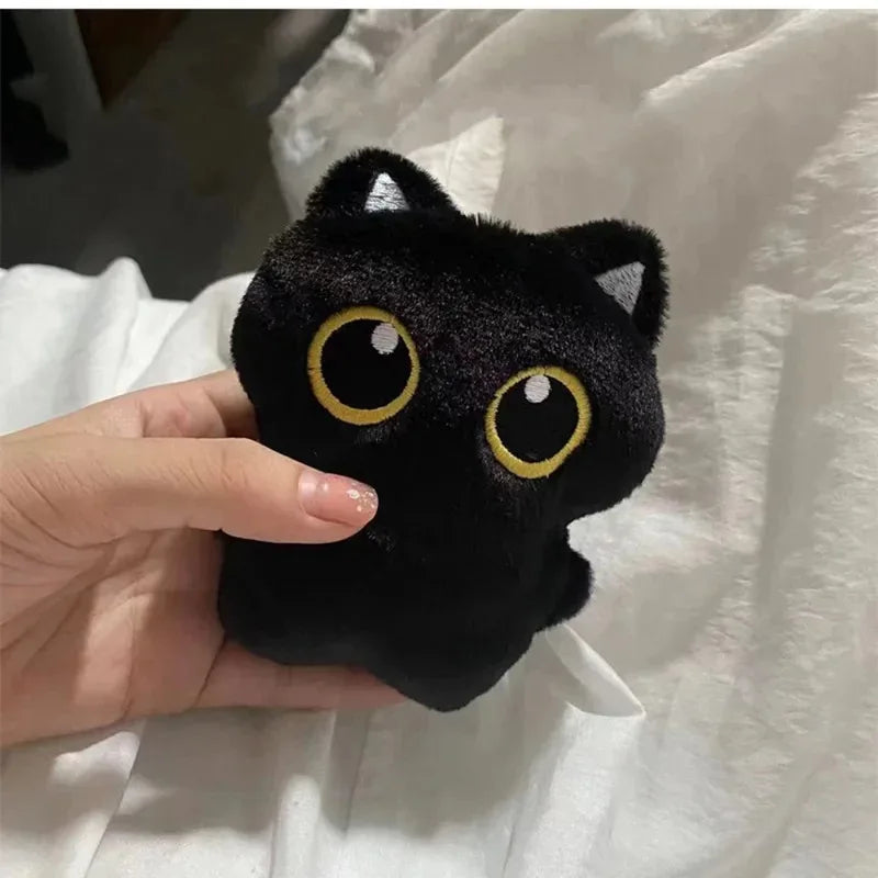 Cute Black Cat Plush Toy Shadow Doll Soft Cushion For Kids Room Decor Cat Lovers Gift
