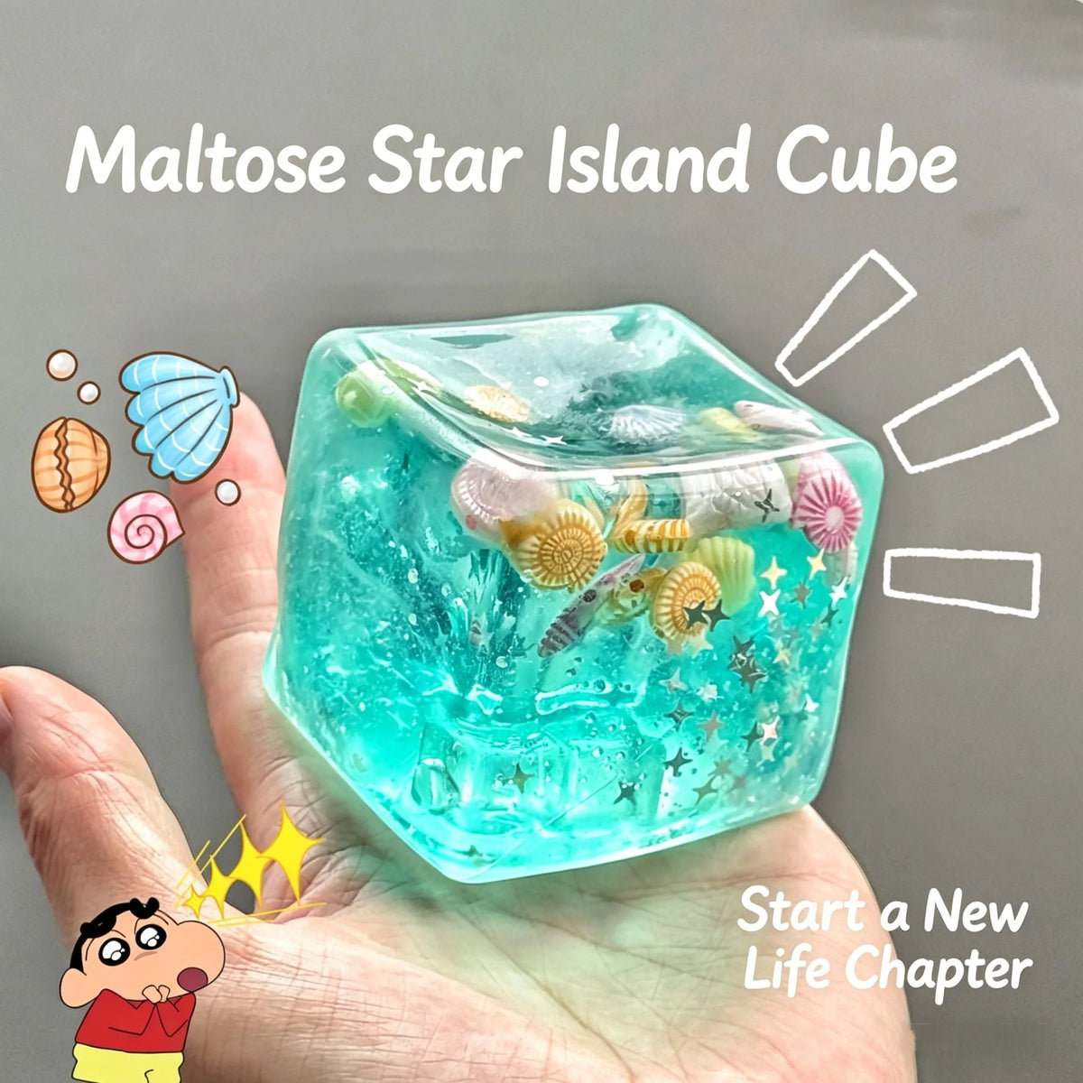 Ocean Squishy Stress Ball – Slow Rise Sensory Fidget Toy