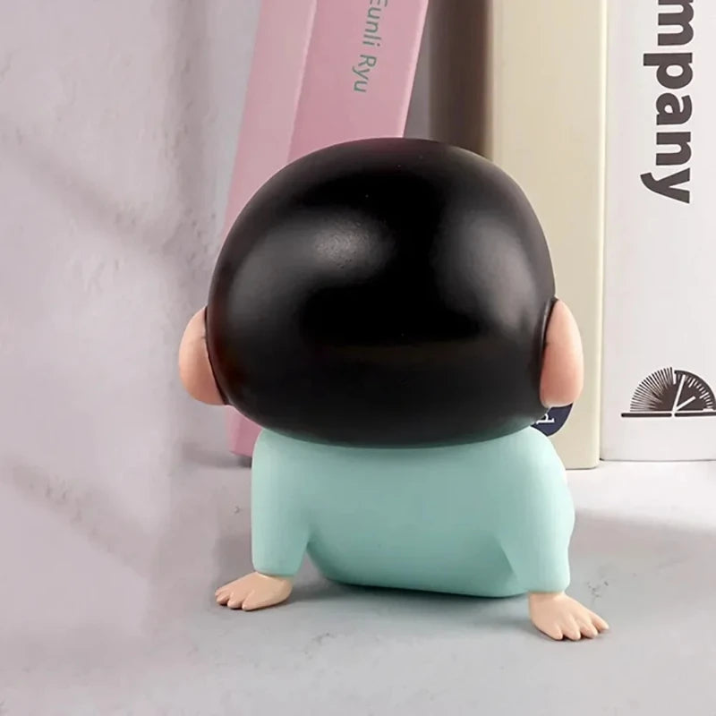 Anime Figure Phone Holder Kawaii Desktop Ornament 12cm