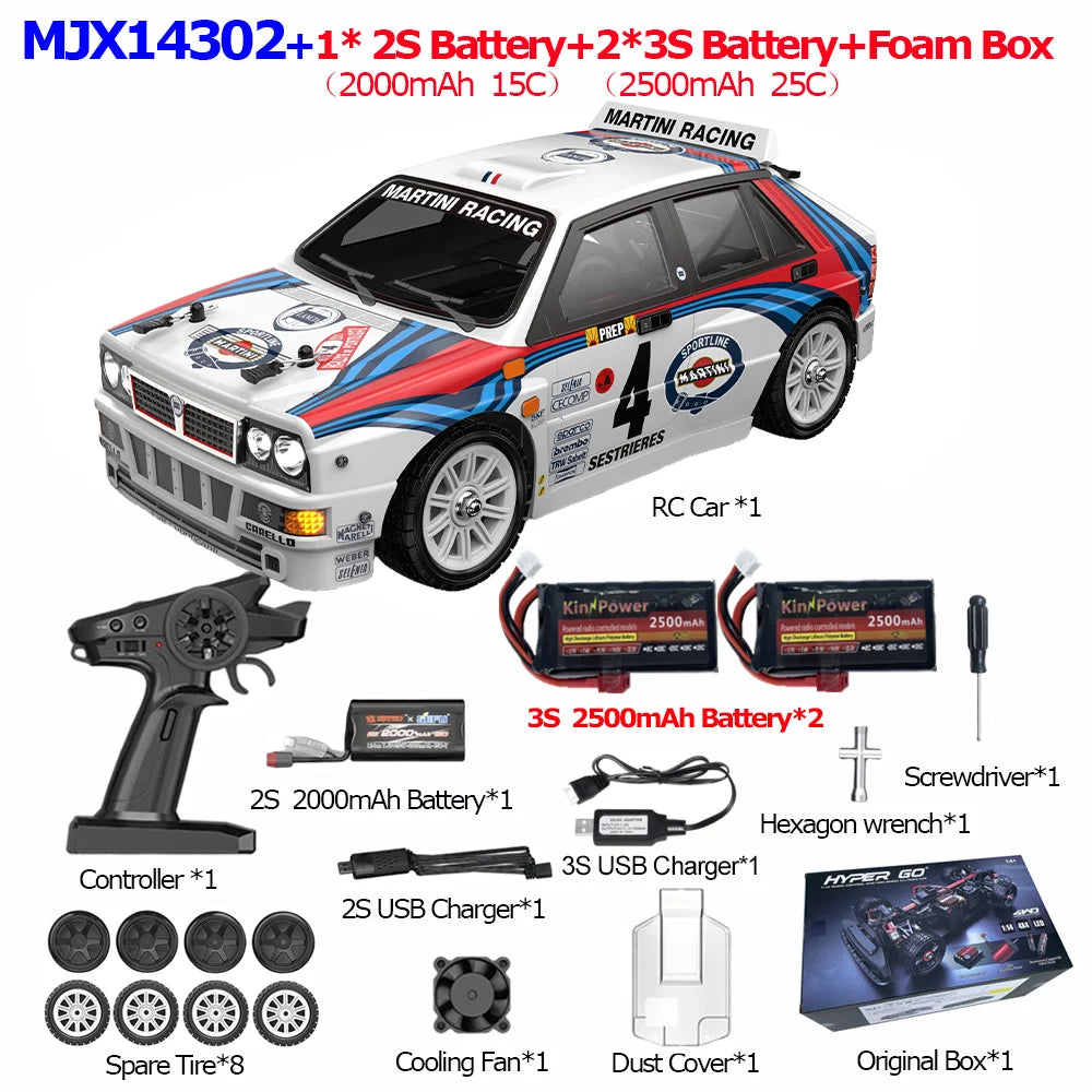 High Speed RC Car 1:14 4WD Brushless Off-Road Remote Control Truck