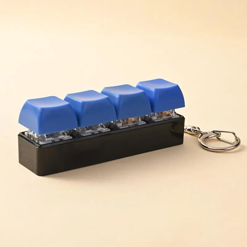 Mechanical Keyboard Key Tester – LED Keycap Fidget Keychain