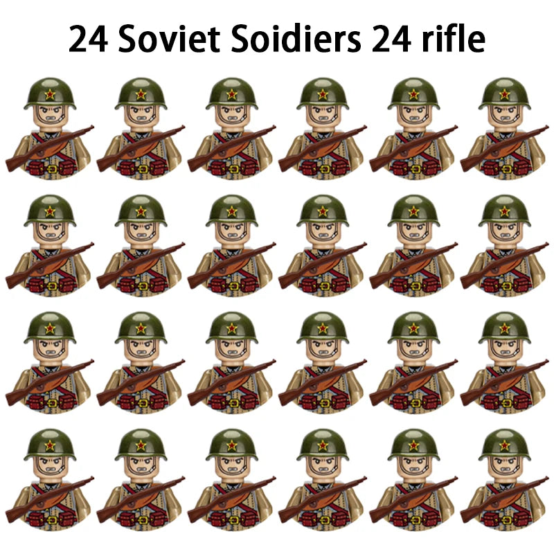 Army Building Blocks Set – Soldier & Military Construction Toy