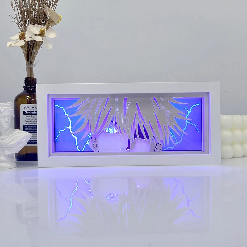 3D LED Shadow Box Light Paper Night Light Remote Control