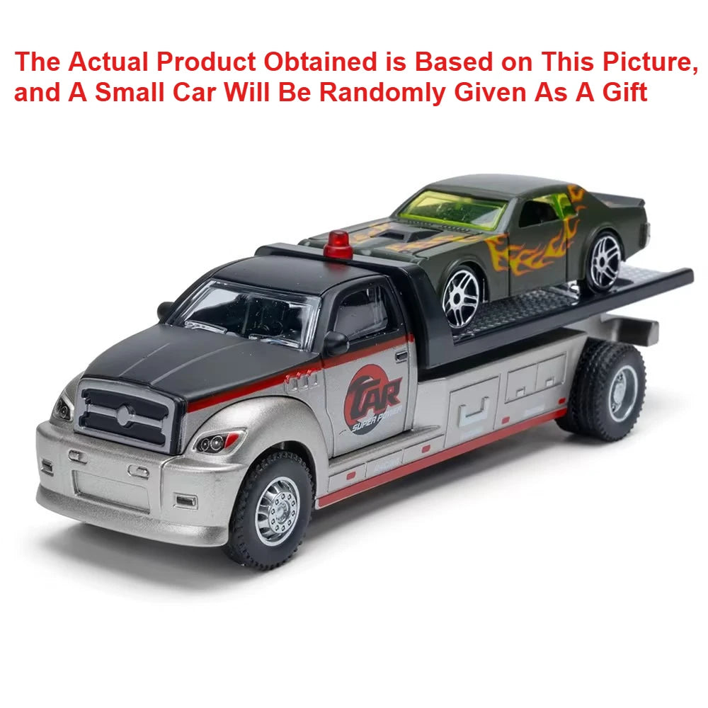 Diecast Trailer – 1:64 Metal Pull-Back Toy
