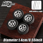 1:64 Model Car Wheels – Off-Road Rivet Tire Set
