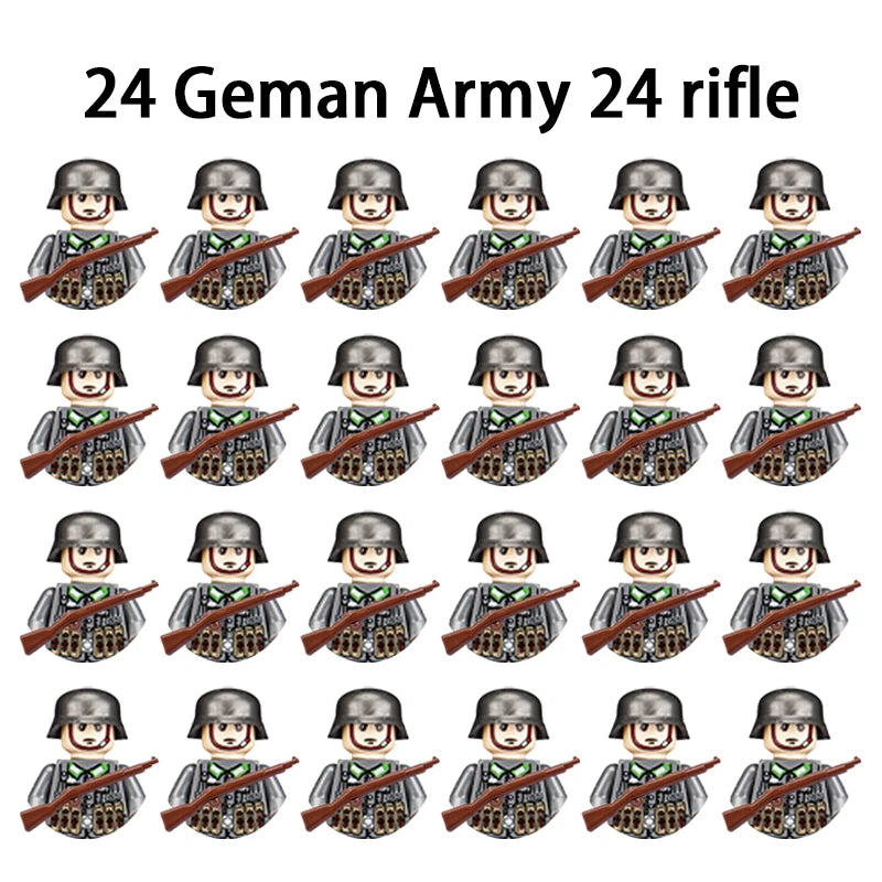 Army Building Blocks Set – Soldier & Military Construction Toy