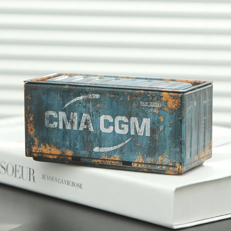 Mini Storage Box – Iron Desktop Container for Small Items