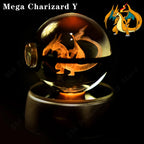 3D Crystal Ball Night Light Glass LED Collectible Lamp