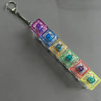 Mechanical Keyboard Key Tester – LED Keycap Fidget Keychain