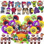 Birthday Party Decorations Set – Banner, Balloons & Cake Toppers