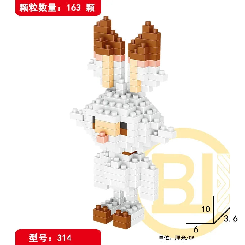 Mini Building Blocks DIY Character Assemble Model Set