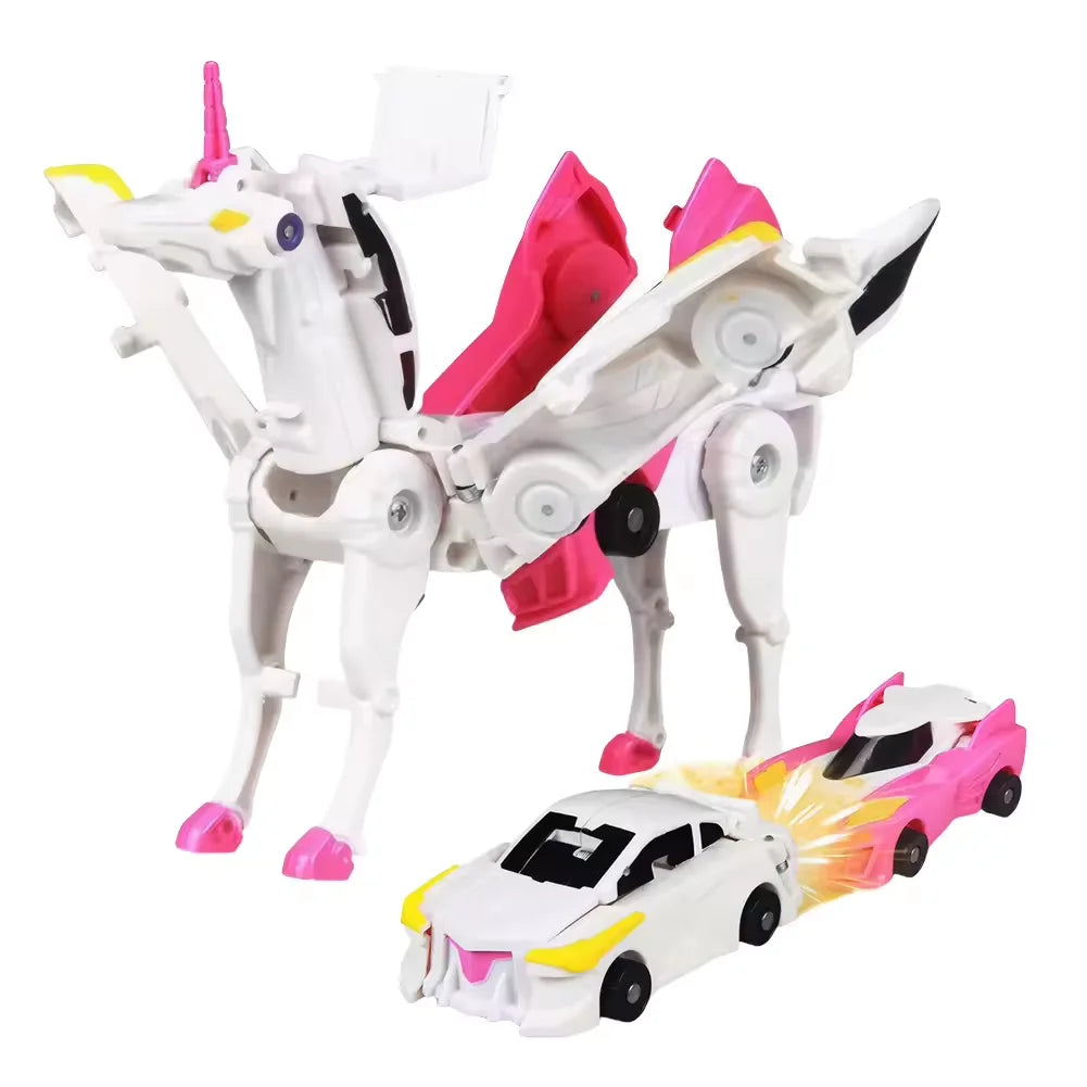 Transforming Car Toy – 2 in 1 Magnetic DIY Vehicle