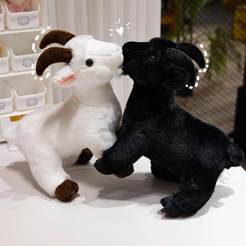 Goat Plush Toy – Cute Farm Animal Stuffed Toy