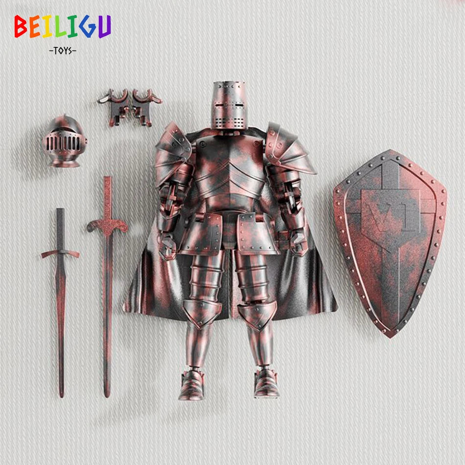 Medieval Knight Action Figure – Movable DIY Warrior Toy