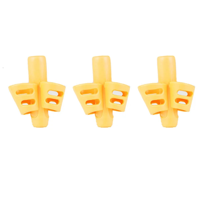 Pencil Grips for Kids – Soft Two-Finger Writing Grip 3-Pack