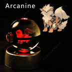 3D Crystal Ball Night Light – LED Glass Decorative Lamp
