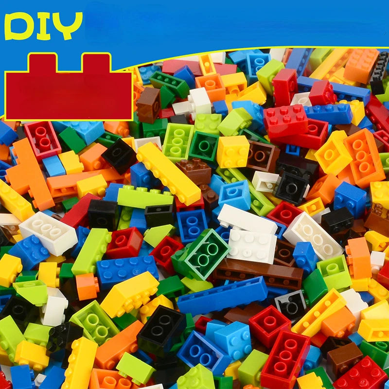 Building Blocks Bulk Set – 300/500/1000 Pieces