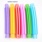 4 Pack Mini Pop Tubes Sensory Fidget Toys