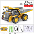 Remote Control Excavator RC Construction Truck with 10-Channel Control