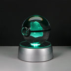 3D Crystal Ball Night Light – LED Decorative Display Lamp