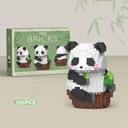 Panda Building Blocks – Mini Animal DIY Set