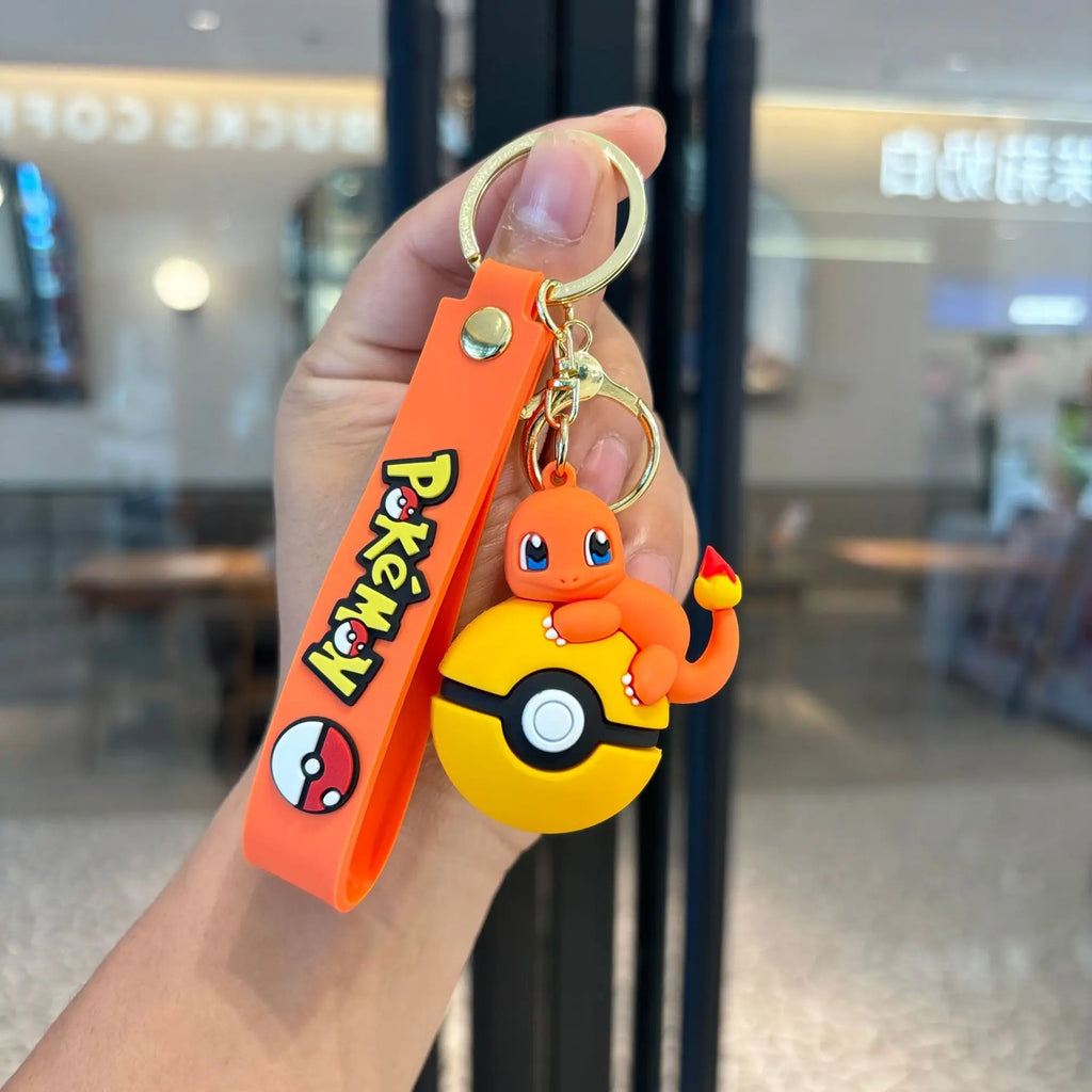 Anime Keychain Set – Silicone Character Charms for Bags & Backpacks