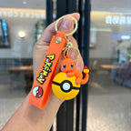 Anime Keychain Set – Silicone Character Charms for Bags & Backpacks