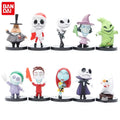 10pcs/set  Nightmare Sally Jack Skellington Christmas Anime Figure PVC Model Vinyl Figurine Halloween Gift Action Figure Toys