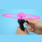 LED Flying Disc Toy – Luminous Pull String UFO Outdoor Game