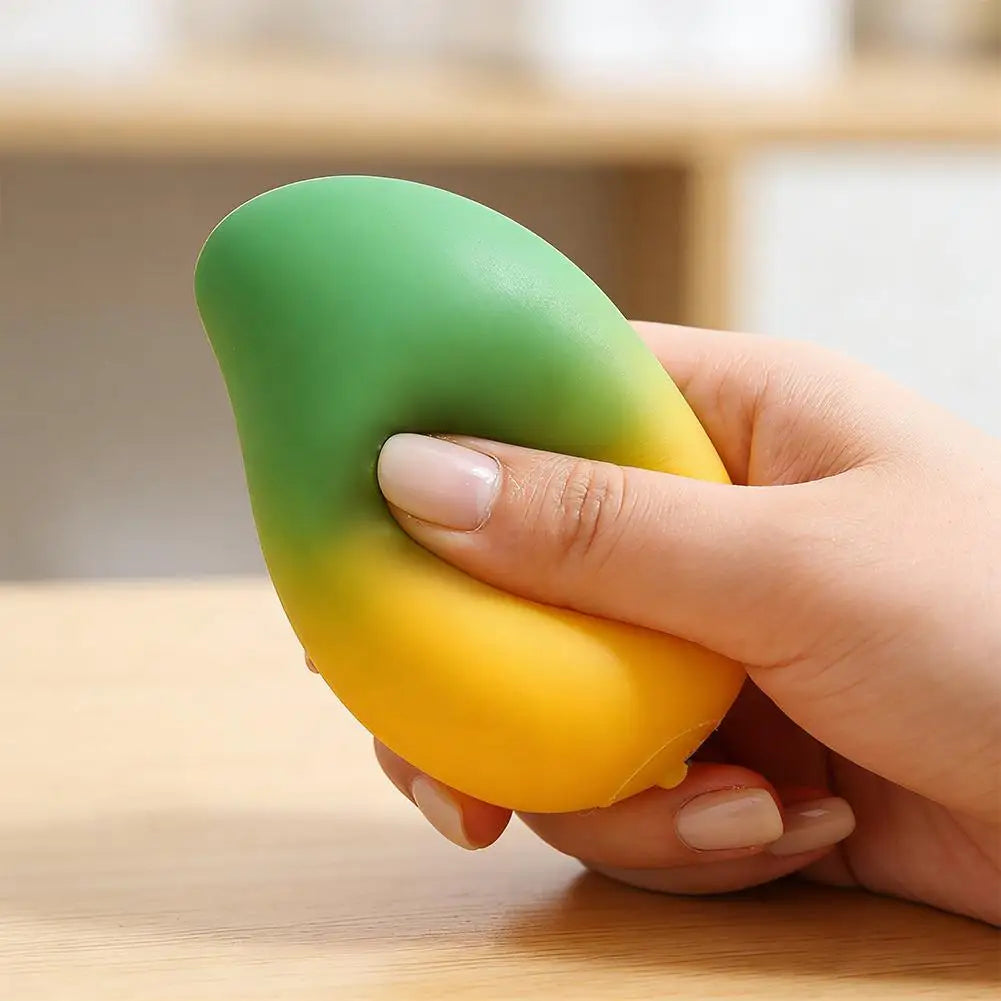 Mango Stress Ball – Stretchy Color-Changing Fidget Toy