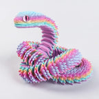 2026 3D Printed Snake Fidget Toy – Movable Joint Desk Ornament