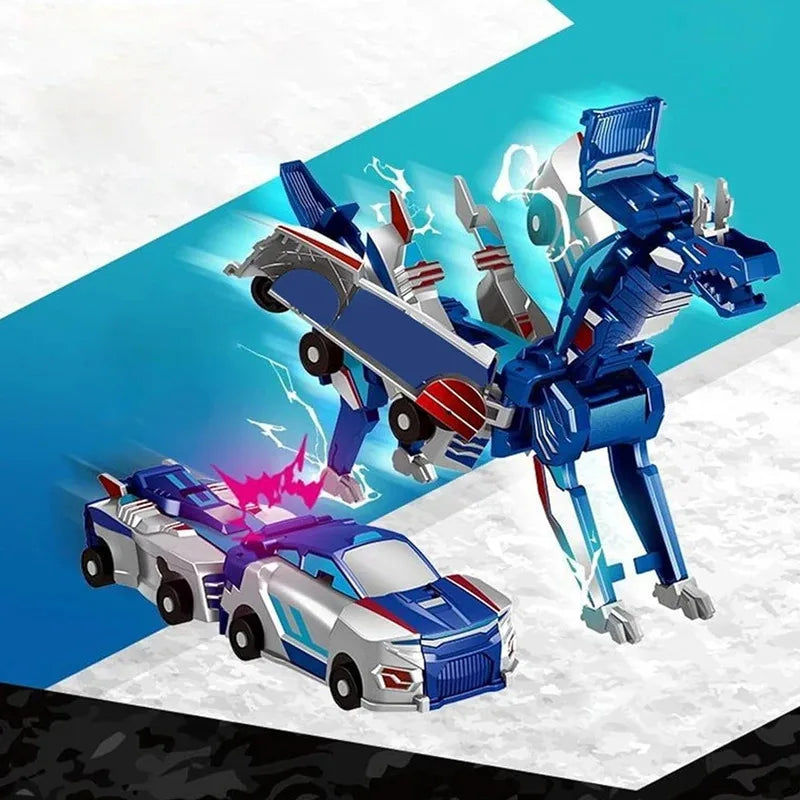 Transforming Car Toy – 2 in 1 Magnetic DIY Vehicle