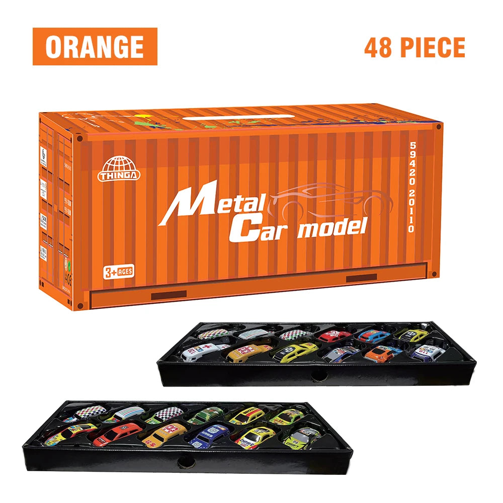 Mini Pull Back Cars Set – Plastic Vehicle Collection