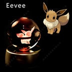 3D Crystal Ball Night Light – LED Glass Decorative Lamp