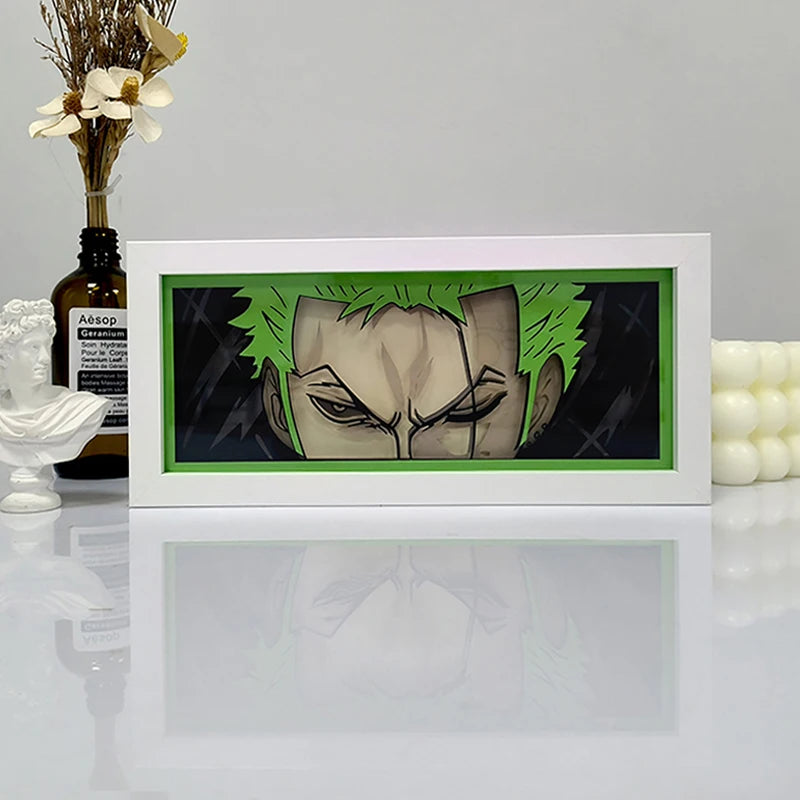 3D LED Shadow Box Light Paper Night Light Remote Control