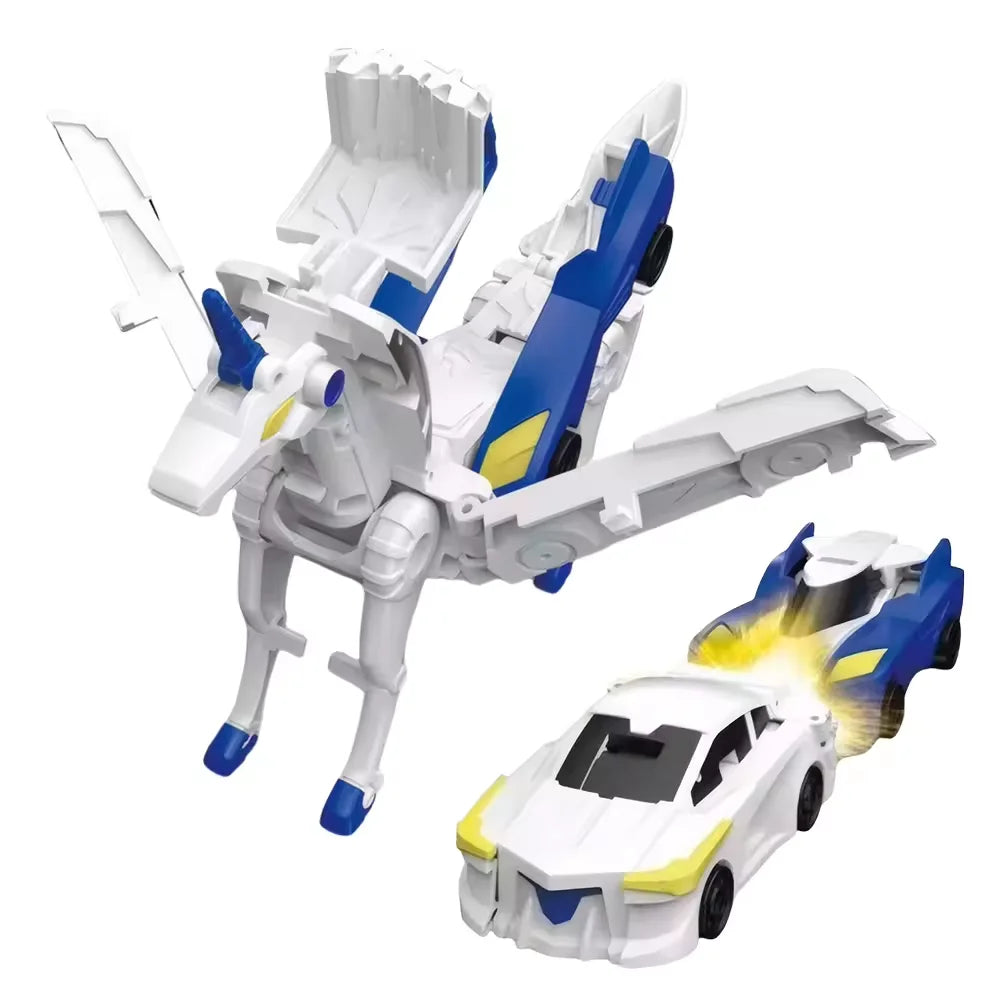 Transforming Car Toy – 2 in 1 Magnetic DIY Vehicle