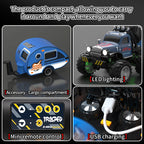 Mini RC Truck 1:64 with Trailer All-Terrain Remote Control