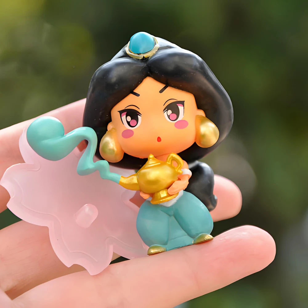 Princess Figurine Set 9 Pcs 6cm PVC Cake Ornaments