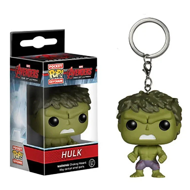 Superhero Keychain Figure – 4cm Vinyl Collectible Toy