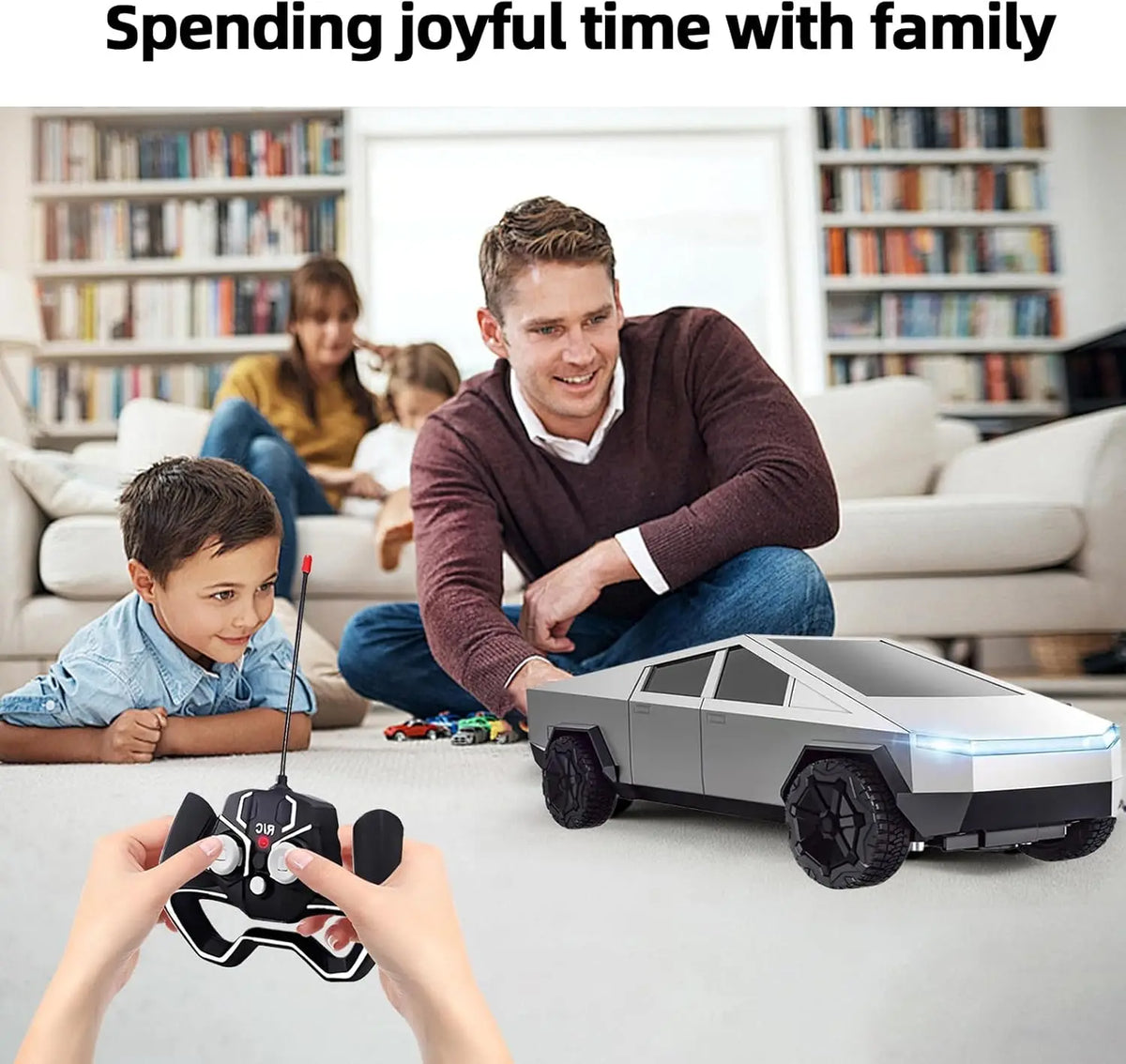 4WD RC Off-Road Car – Remote Control Rock Crawler Toy