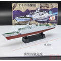Battleship Model Kit – 1:1200 Scale Warship Assembly