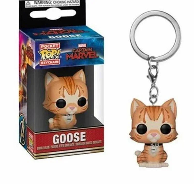 Superhero Keychain Figure – 4cm Vinyl Collectible Toy